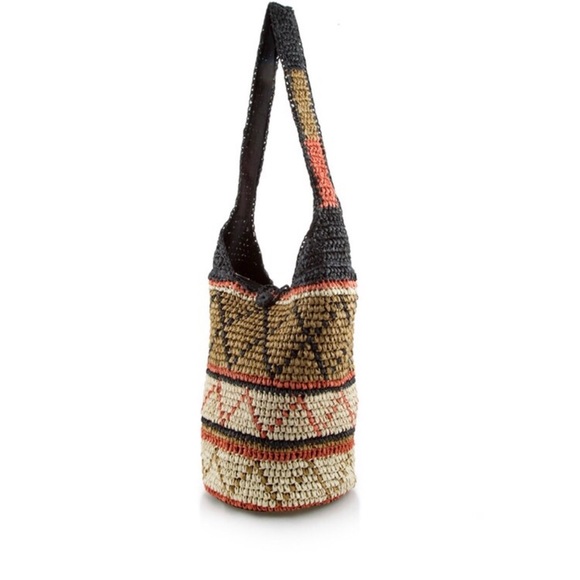 ❤️LAST ONE 🦊AZTEC STRAW SHOULDER BAG🦊 - Picture 3 of 6